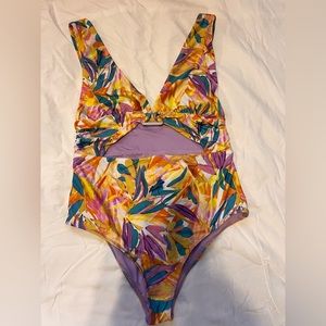 NWOT Beach Riot Watercolor One piece